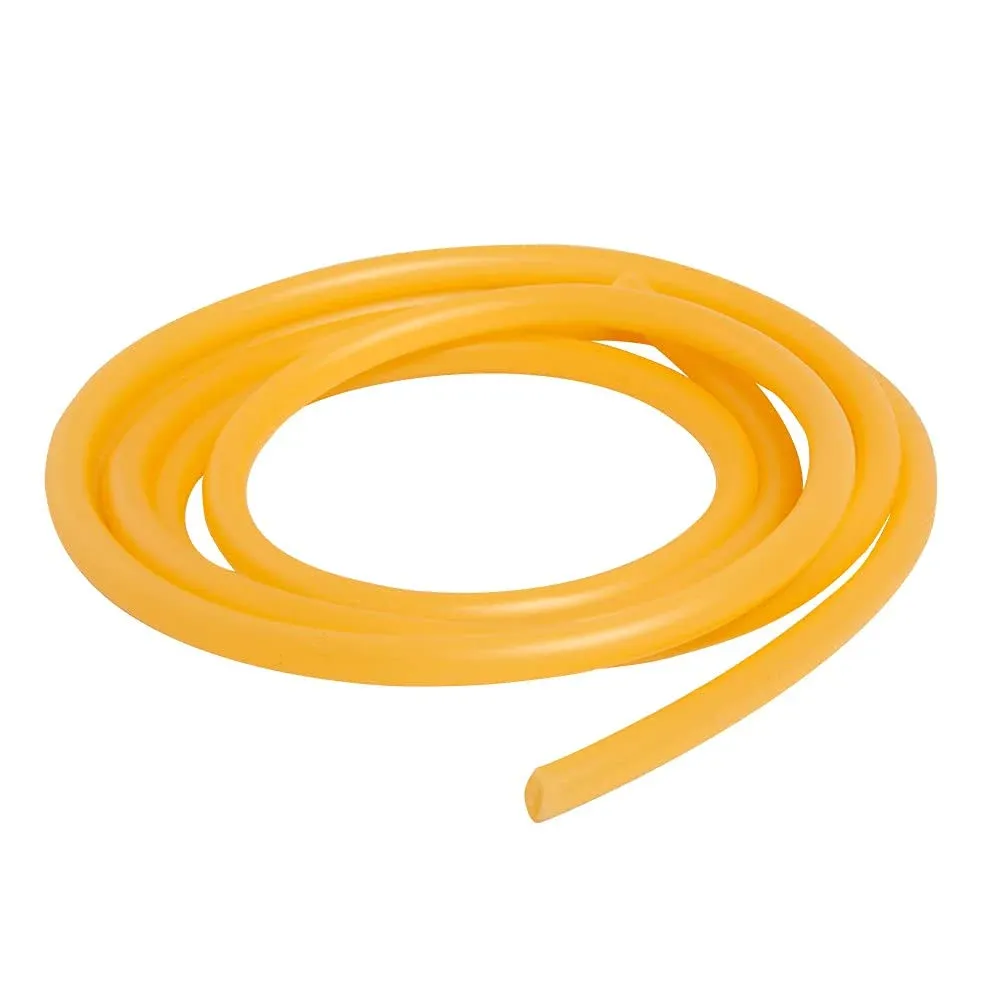 Feelers Natural Latex Rubber Tubing Tube 1/8" (3mm) ID x 1/4" (6mm) OD Speargun Band Slingshot Catapult Tube Rubber Hose, 1M Length