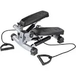 Wakeman Portable Stair Stepper with Resistance Bands with LCD Monitor / Mini