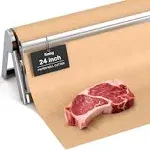 Wrapping Paper Roll Cutter - Holder & Dispenser for Butcher Freezer Craft Paper