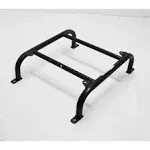 Speedway Motors Bucket Seat Frame Mount Bracket, Features Welded Steel Frame and Black Painted Finish, Compatible with Most Applications, May Require Some Modification