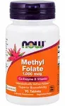 Methyl Folate CoEnzyme B Vitamin 1,000 MG (90 Tablets)