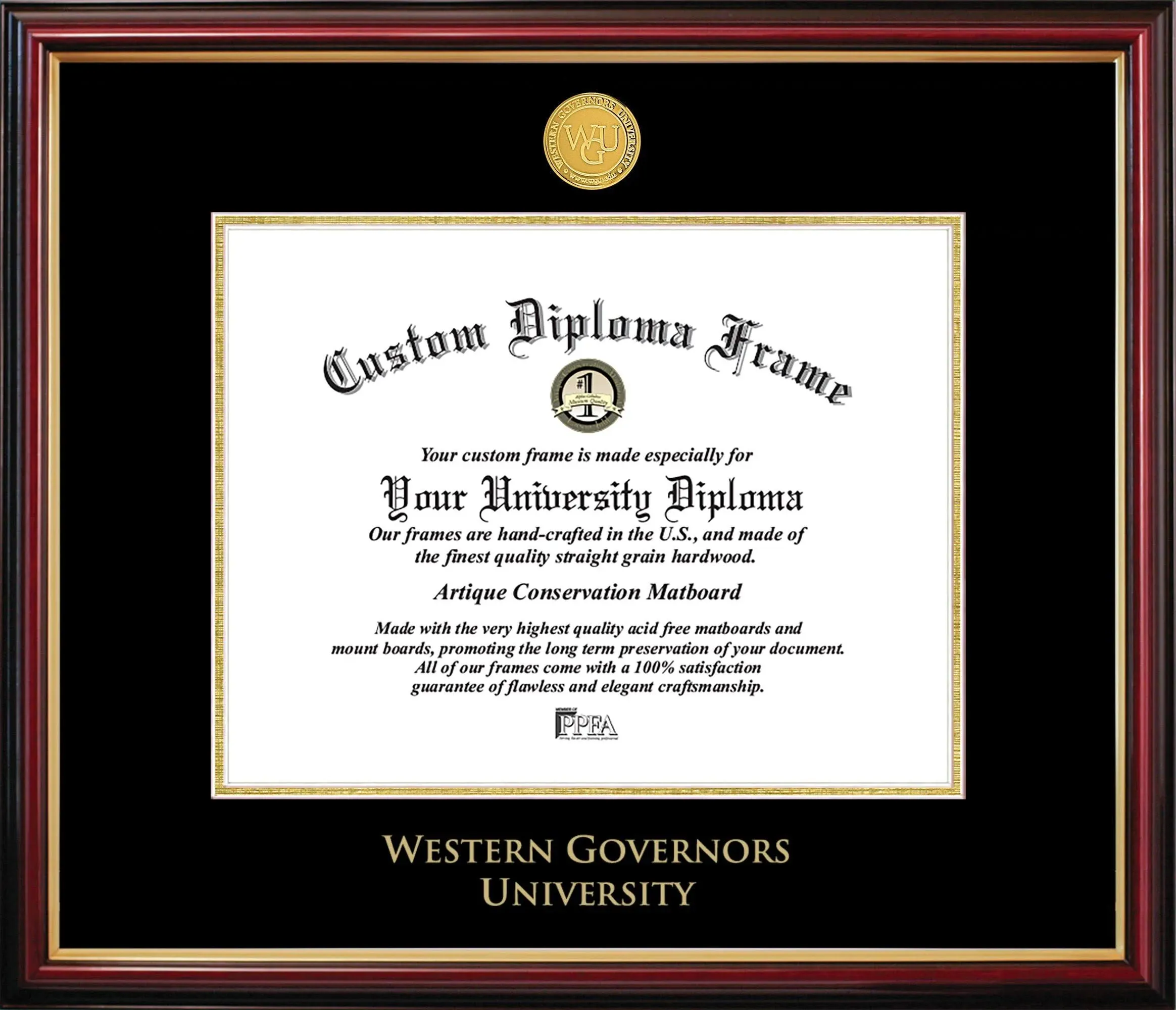 Campus Images Western Governors University Petite Diploma Frame