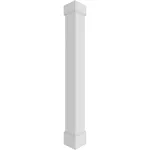 Ekena Millwork 12"W x 10'H Premium Square Non-Tapered Smooth PVC Endura-Craft ...