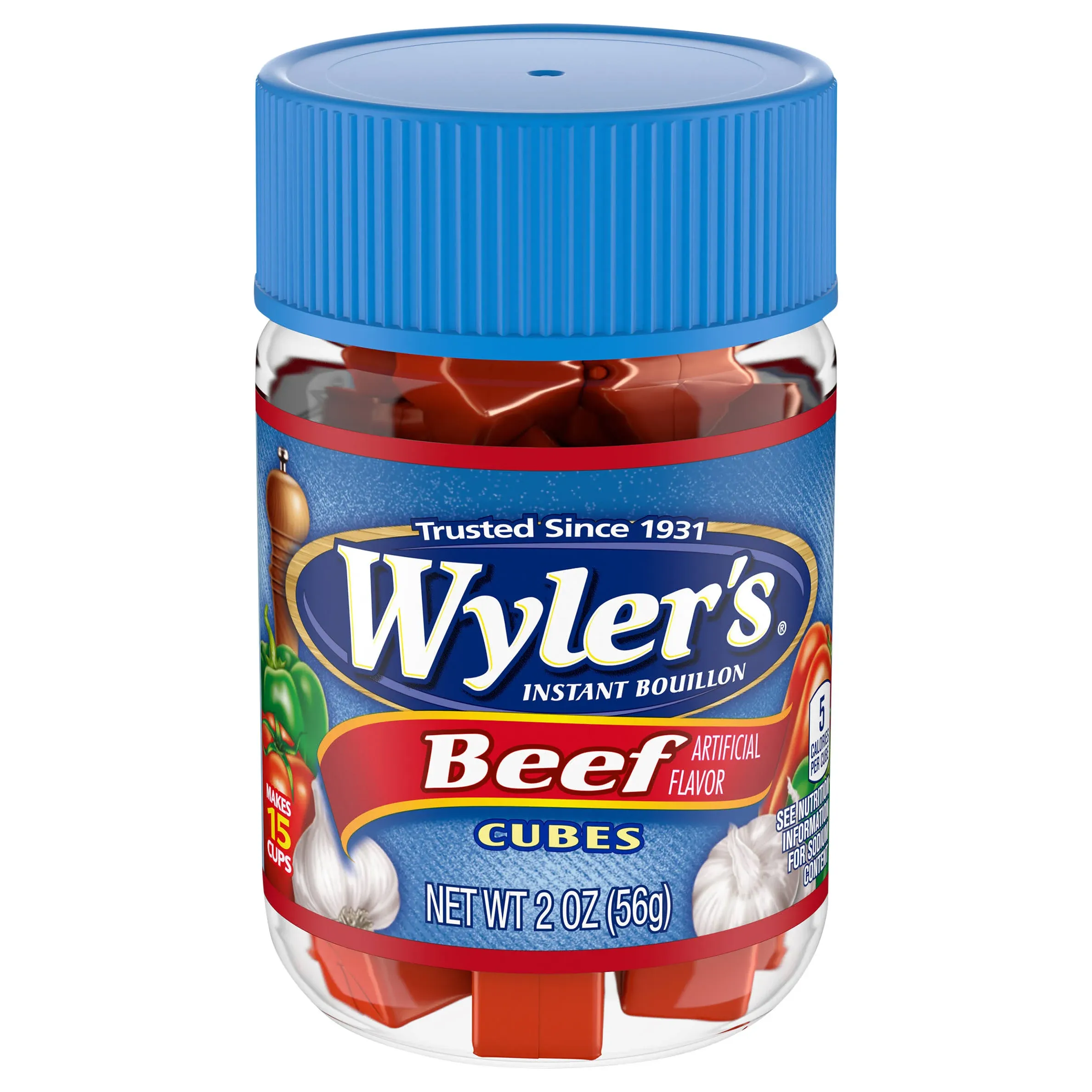 "Wyler's Bouillon, Instant, Beef Flavor, Cubes"