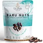 Baru Nuts Roasted, 10 oz Resealable Bag , Crunchy and Delicious , Suitable for Vegan, Gluten Free, Keto, Peanut Free Diets , High Protein Snacks , PR