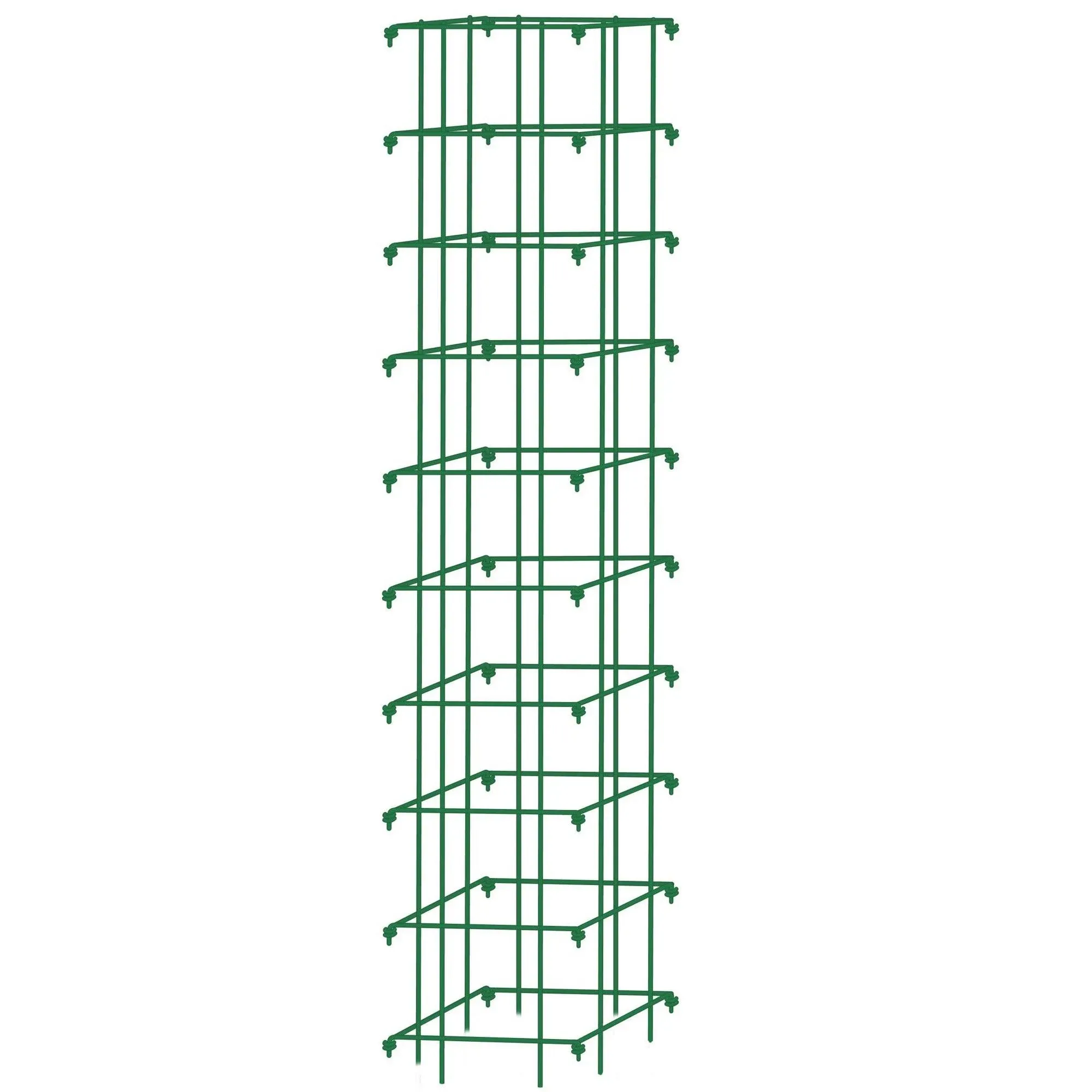 Gardeners Supply Company Large Bean Tower Plant Support | Sturdy Weatherproof Outdoor Beans, Cucumber, Pea Trellis & Other Climbing Vegetable Garden Plants Stake | Best for Small Space Garden - 75" H