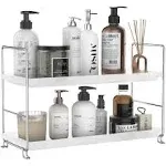 NLBTW 2-Tier Bathroom Countertop Organizer Kitchen Spice Rack or Vanity Tray ...