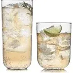 Libbey Polaris 16-Piece Tumbler and Rocks Glass Set, Axis