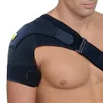 FIGHTECH Shoulder Brace for Torn Rotator Cuff for Men and Women - Support & Pain Relief (Black-XXL)