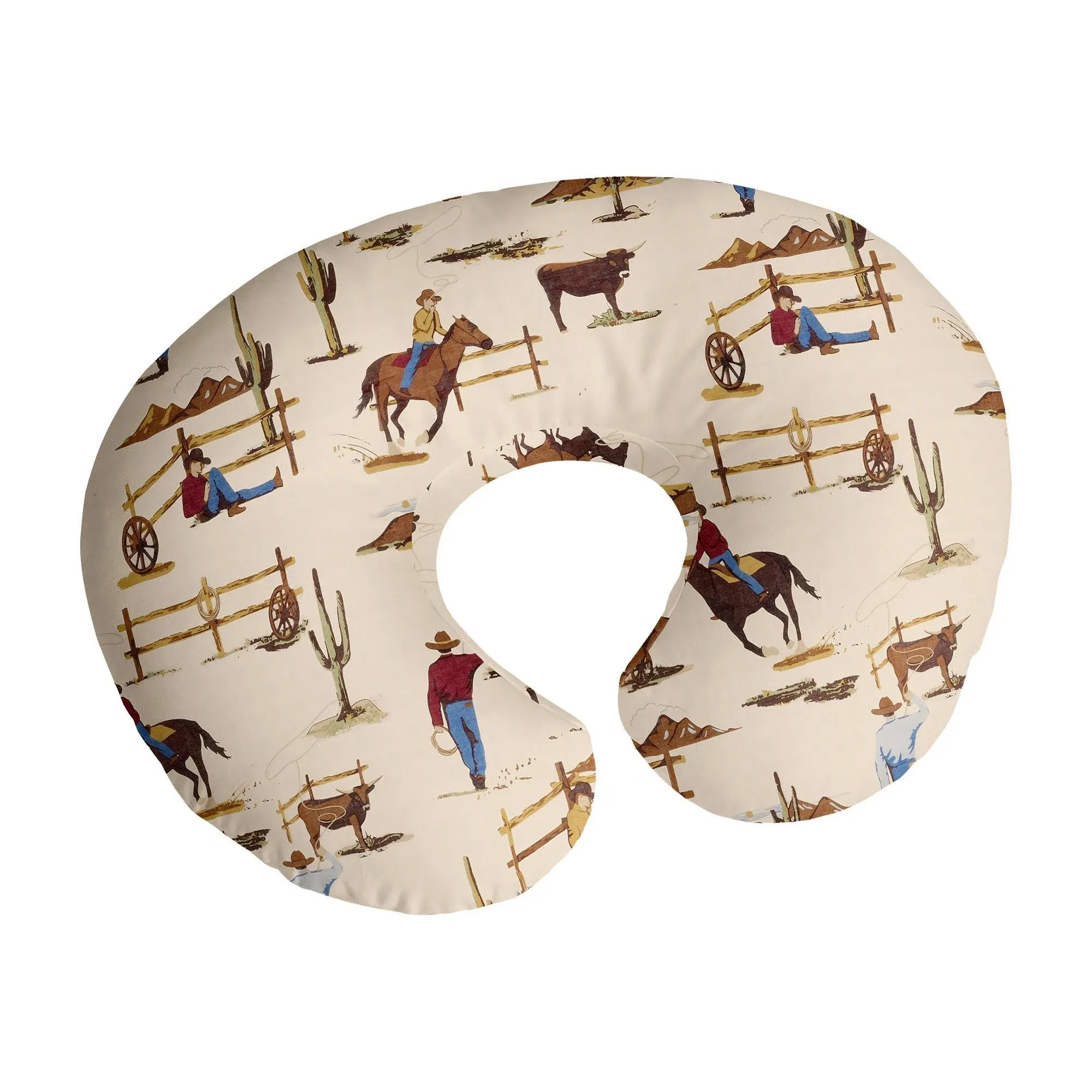 Sweet Jojo Designs Wild West Cowboy Nursing Pillow Cover