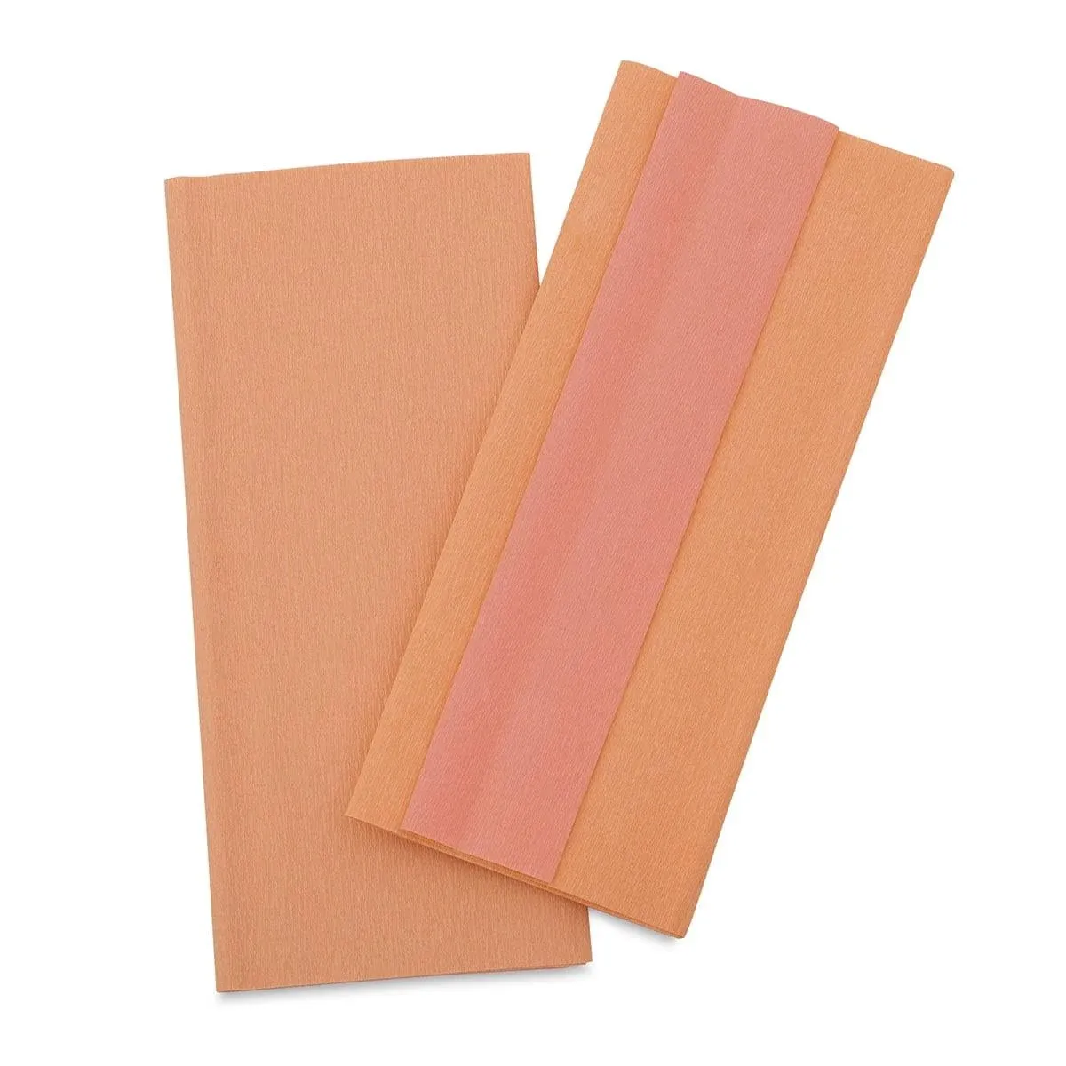 Lia Griffith Double-Sided Extra Fine Crepe Paper 2/Pkg-Honeysuckle/Coral & Apricot/Light Rose