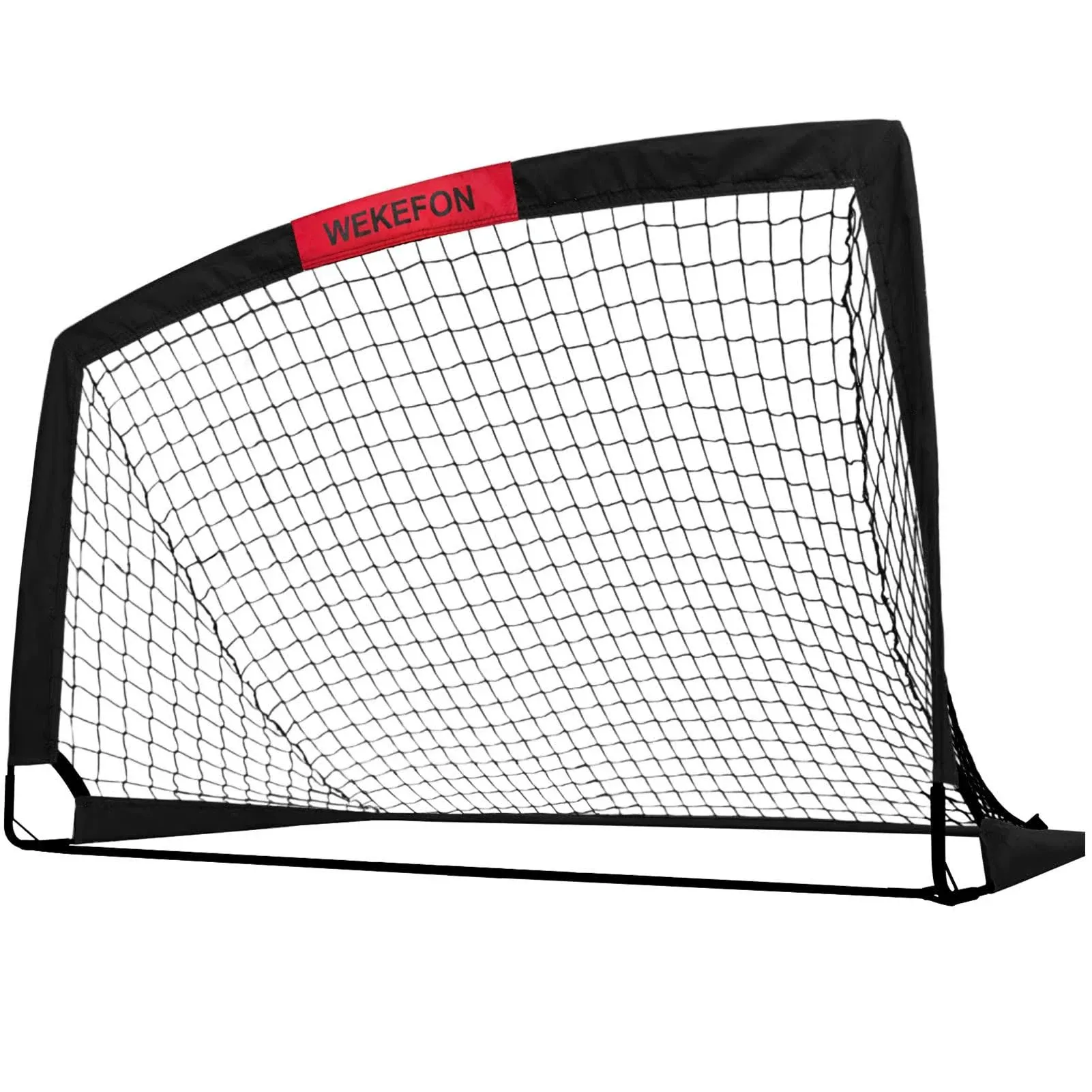 WEKEFON Soccer Goal 5' x 3.1' Portable Soccer Net with Carry Bag for Backyard Games and Training for Kids and Youth Soccer Practice, 1 Pack