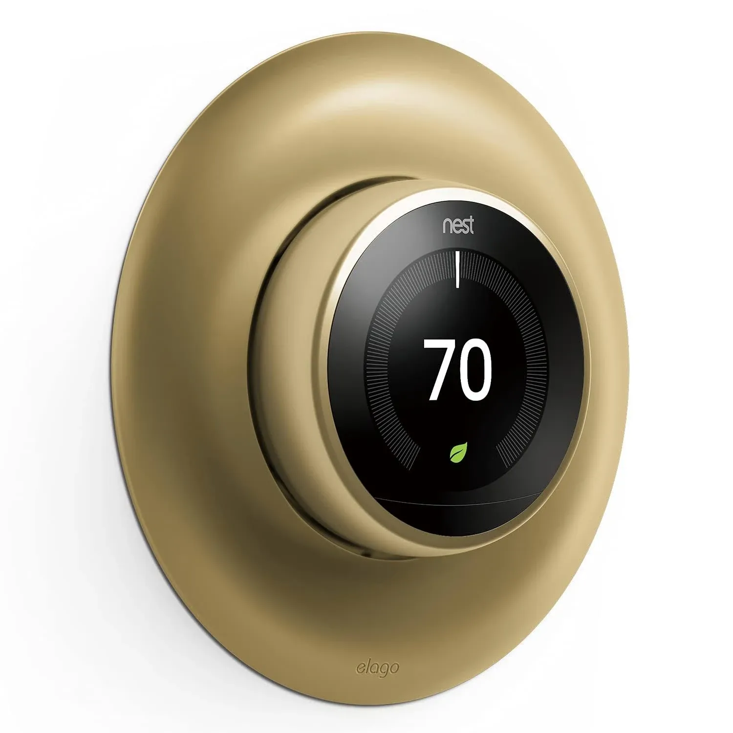 Google Nest Learning thermostat Wall Plate Cover - elago® [Brass]