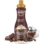 Skinny Mixes Sugar-free Dark Chocolate Espresso Syrup Sauce - Keto-friendly, Gluten-free Sauce for Coffee & Desserts