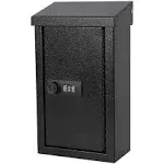 xydled Wall-Mounted Key Drop Box with Combination Wide-open, Lock 