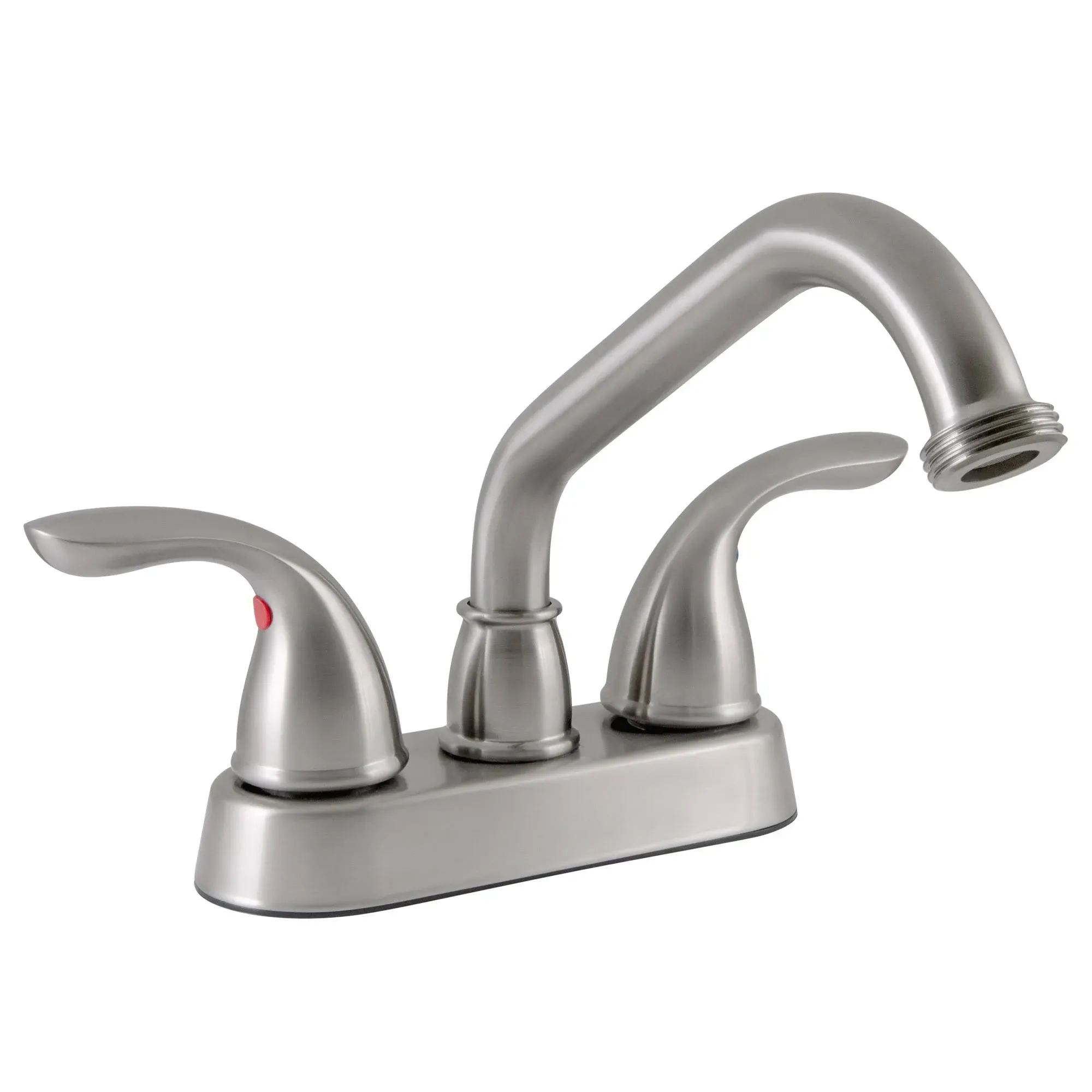 Design House Ashland Double Handle Laundry Faucet; Satin Nickel 525147