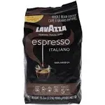 Lavazza Espresso Italiano Whole Bean Coffee Blend, Medium Roast, 2.2 Pound Bag (Packaging May Vary) Premium Quality, Non GMO, 100% Arabica, Rich bodied