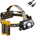 Fenix HP30R V2.0 HEADLAMP, 3000 Lumen Rechargeable Heavy-Duty with Spotlight ...