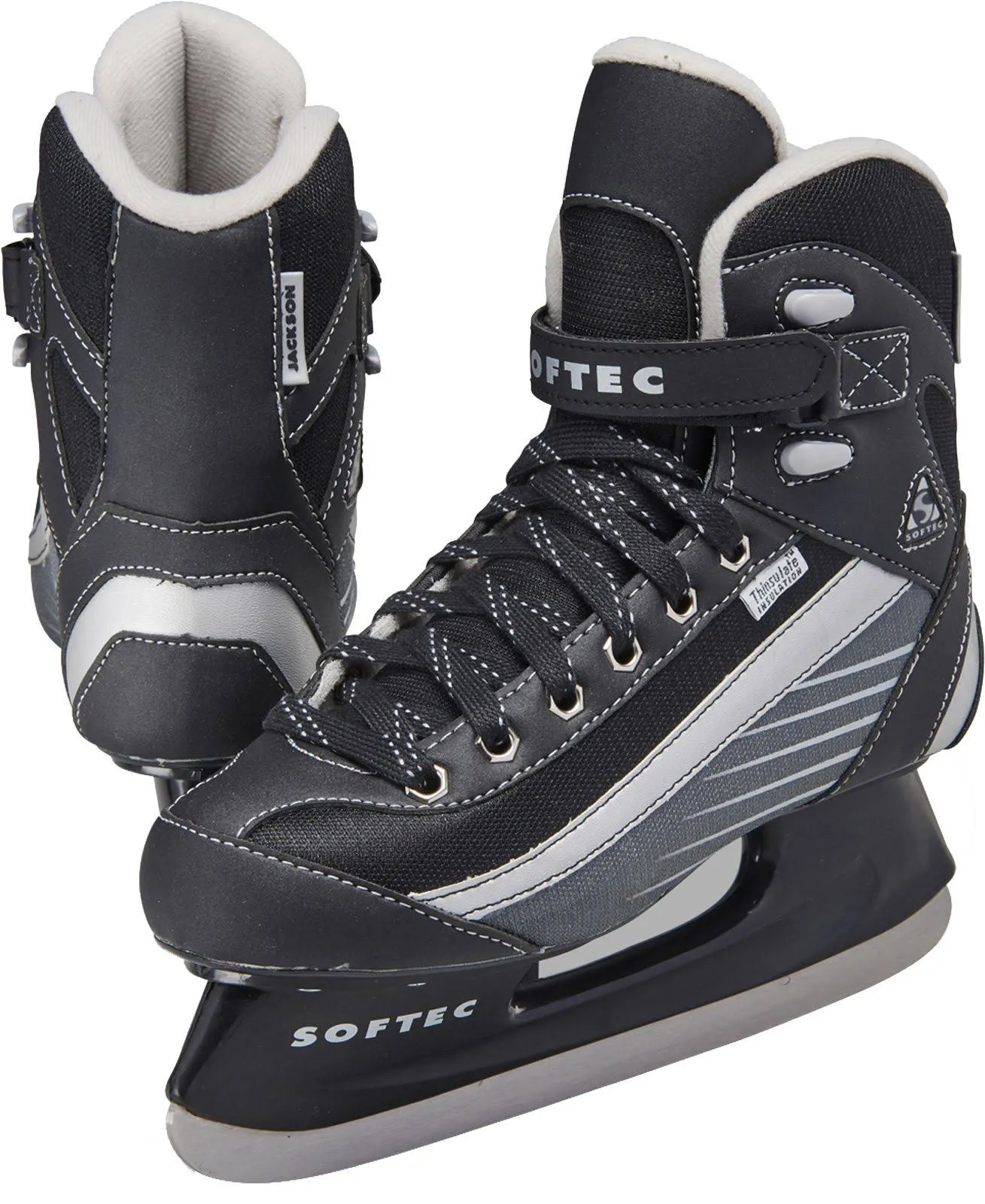 Jackson Ultima Men's Softec Sport Ice Skates, Black