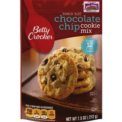 Betty Crocker Chocolate Chip Cookie Mix, 7.5 oz, Chocolate Chip - CVS Pharmacy