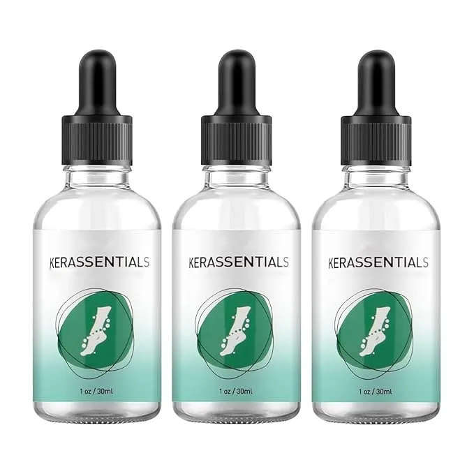 3Pack Kerassentials Toenail Treatment Oil, Kerassentials for Toenail, Kerasentia