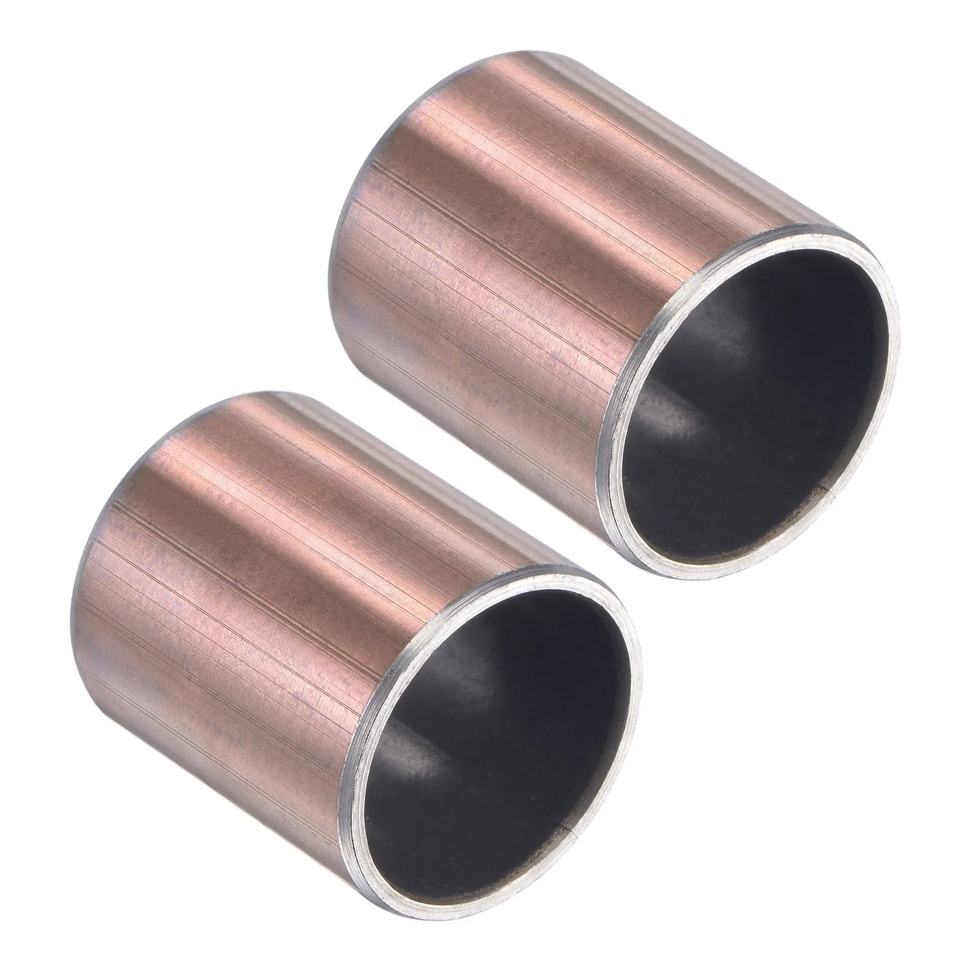 Uxcell Sleeve (Plain) Bearings 3/4" x 7/8" x 1" Wrapped Oilless Bushings 2pcs | Harfington