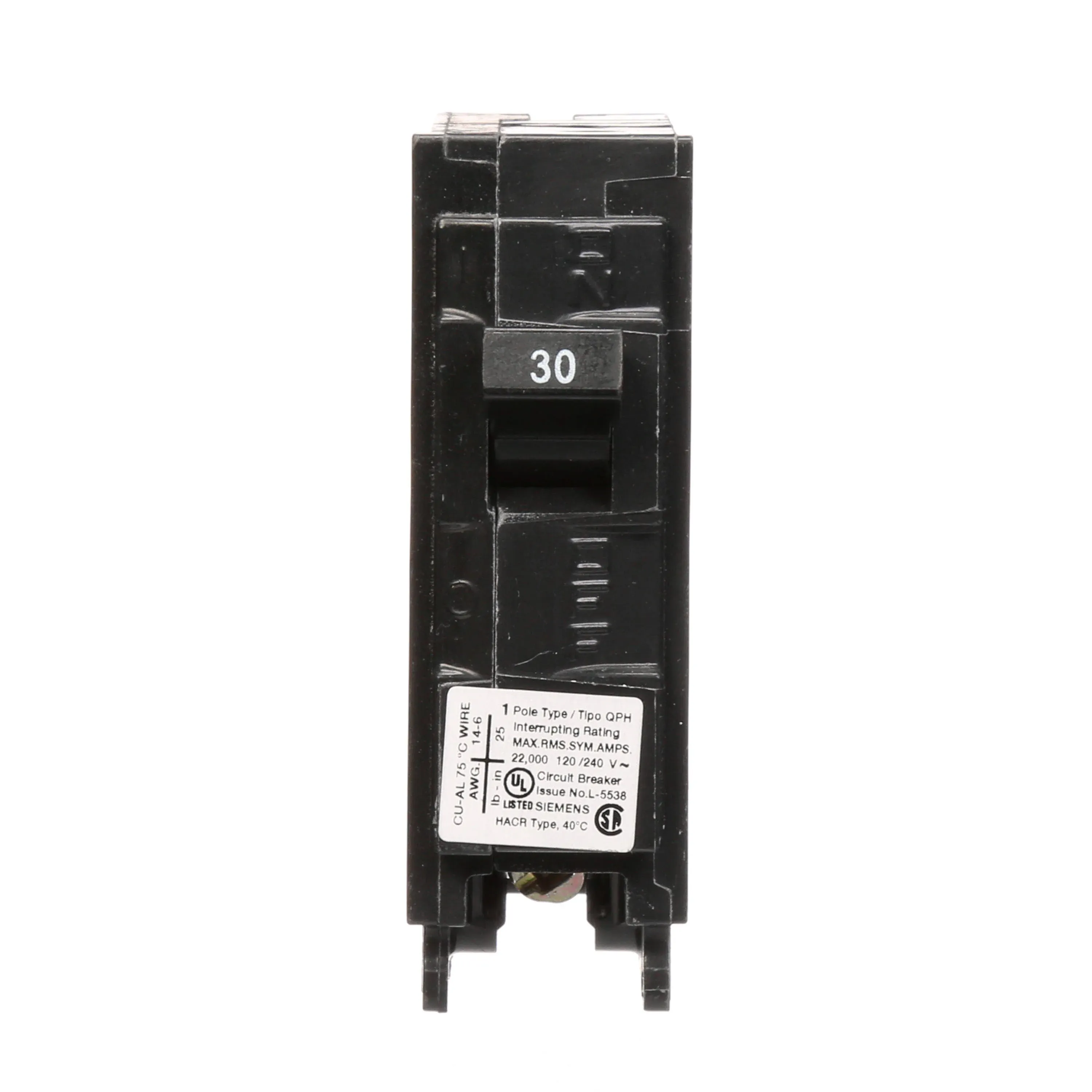 Q130H - Siemens - 30 Amp 22kA Circuit Breaker