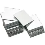 50 Pack Square Mirror Tiles Small Glass Mirrors Crafts Diy Projects 3 Inches New