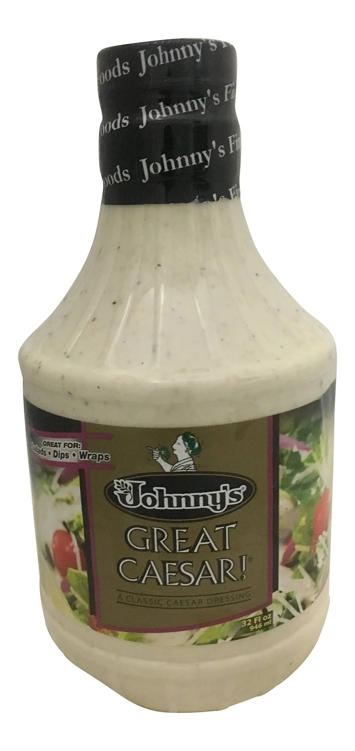 Johnny's Great Caesar Dressing, 32 Ounce Bottle