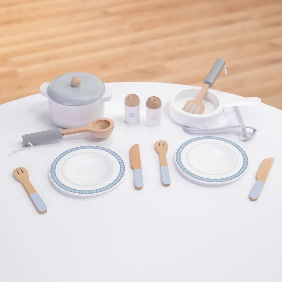 Fat Brain Toys Cook, Bake, and Brew Modern Kitchen Tableware Set