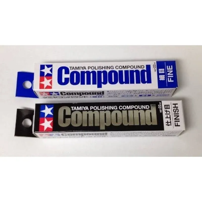 Tamiya Polishing Compound Fine and Finish Set