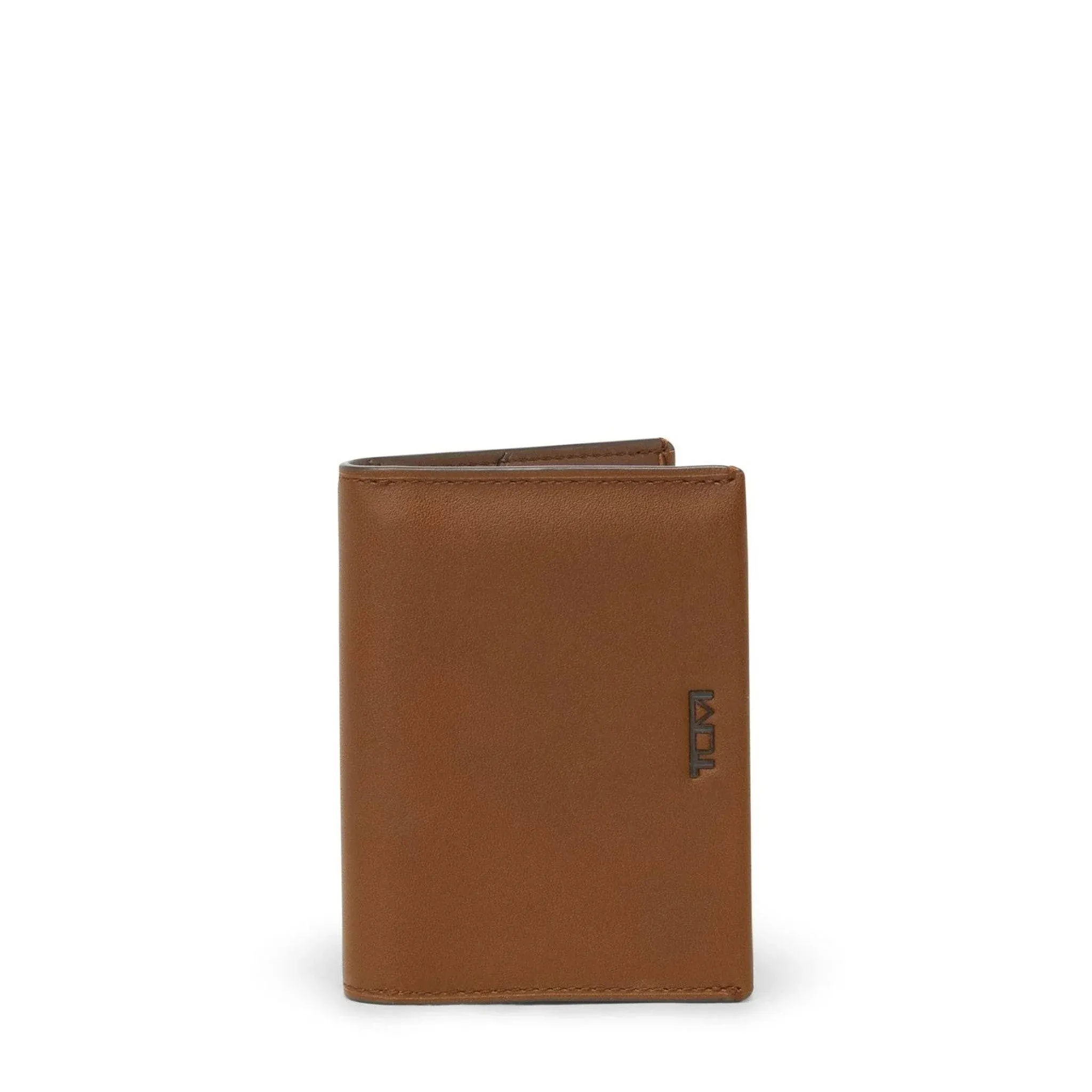 TUMI - Nassau L-Fold - Card Holder Wallet for Men & Women - With ID Window - Nappa Leather Material -Embossed Black