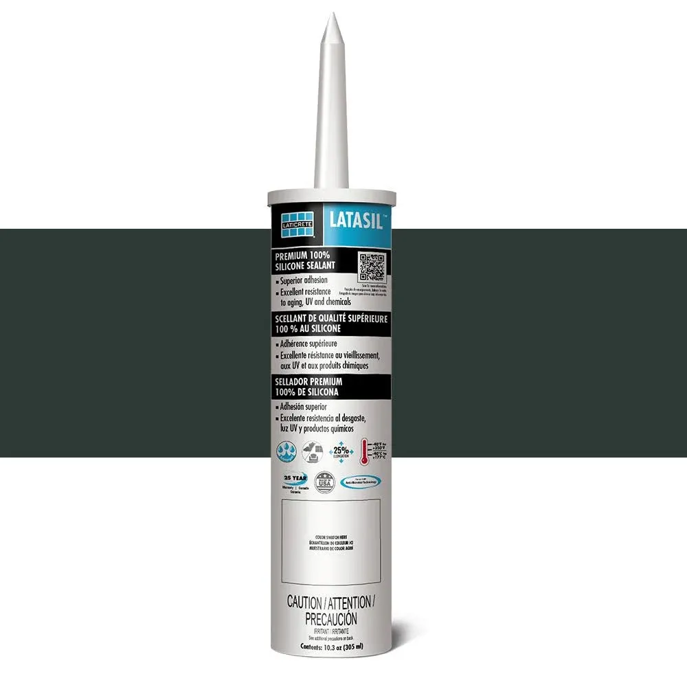 Laticrete Latasil High Performance Silicone Sealant, Midnight Black