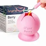 iVyne Berry Suctioned Vinyl Weeding Scrap Collector &amp; Holder for Weeding Tools for Vinyl - Pink