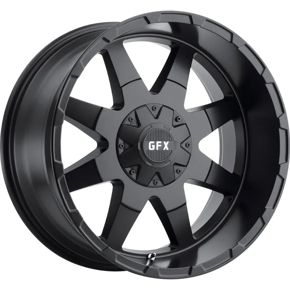 G-FX® - TR12 Matte Black (18&quot; x 9&quot;, +12 Offset, 5x114.3 Bolt Pattern, 73.1mm Hub)