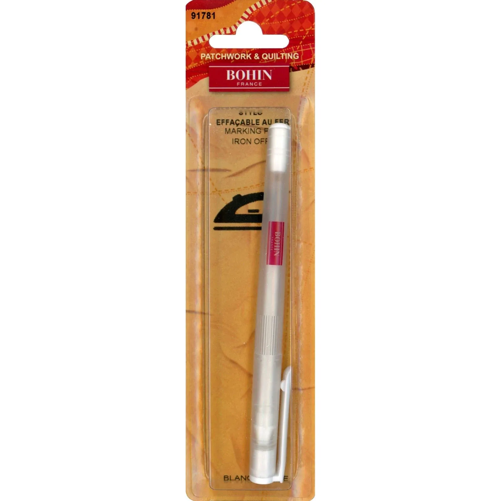 Bohin Heat Erasable Pen in White