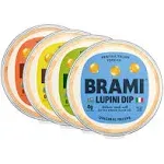 Brami Keto Lupini Bean Dip, Spread & Hummus | 0g Sugar, 0g Net Carbs | Keto, Vegan, Vegetarian, Mediterranean, Non-Perishable, Shelf-Stable, Low