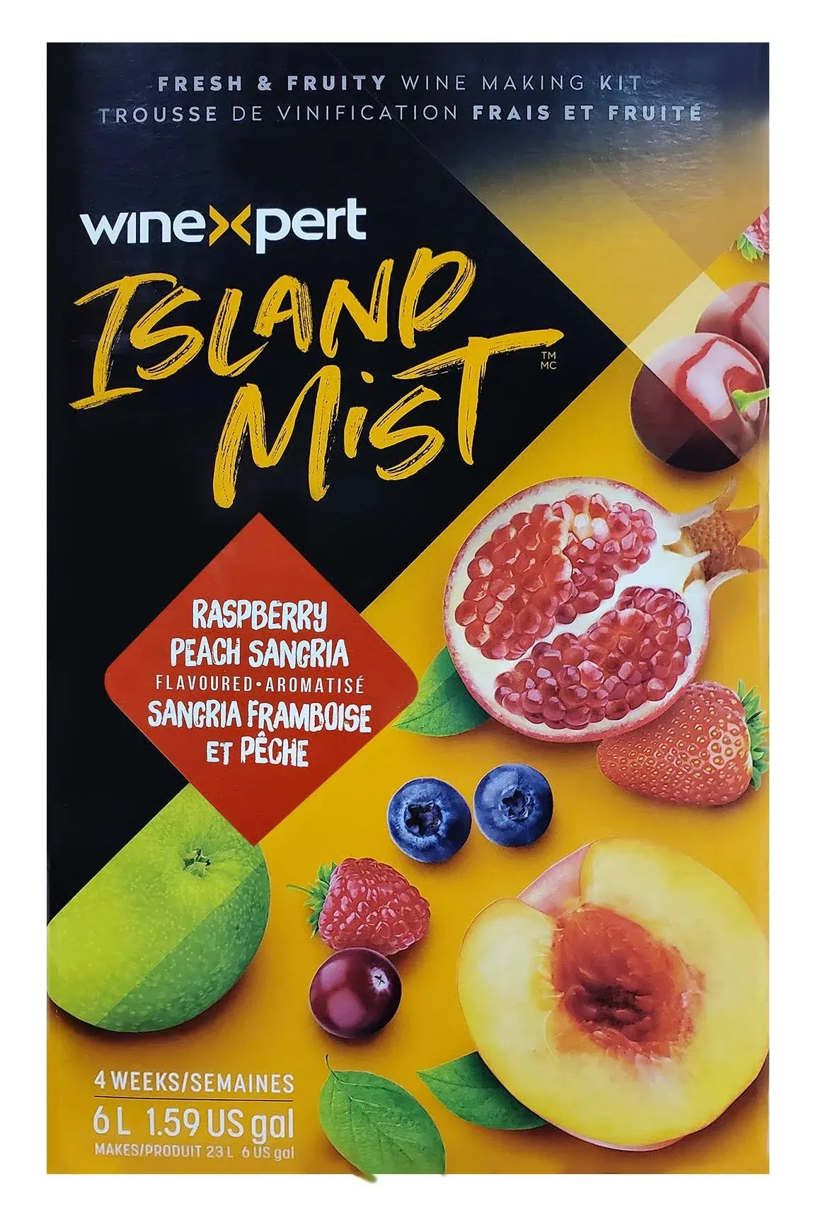 Island Mist Raspberry Peach Wine Kit