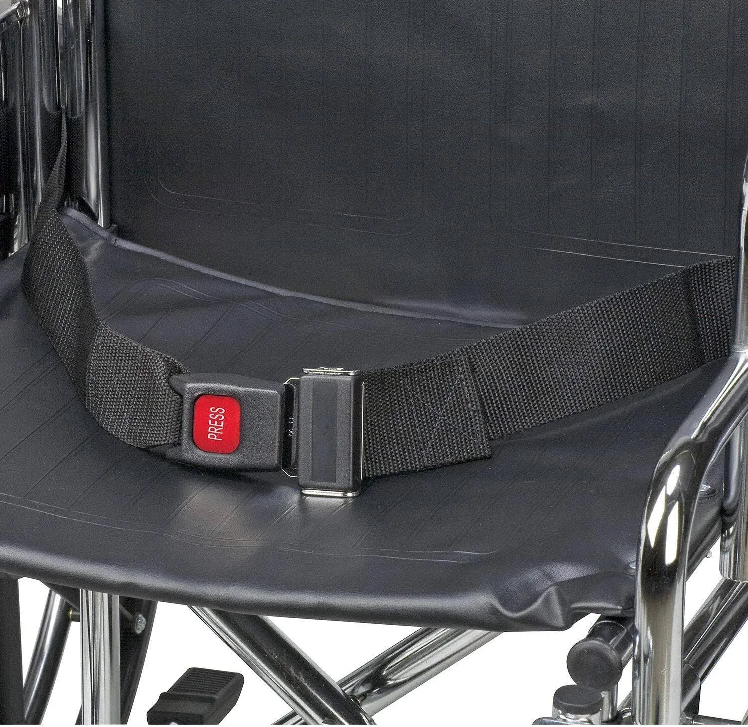 DMI Wheelchair Seat Belt Safety Harness Black