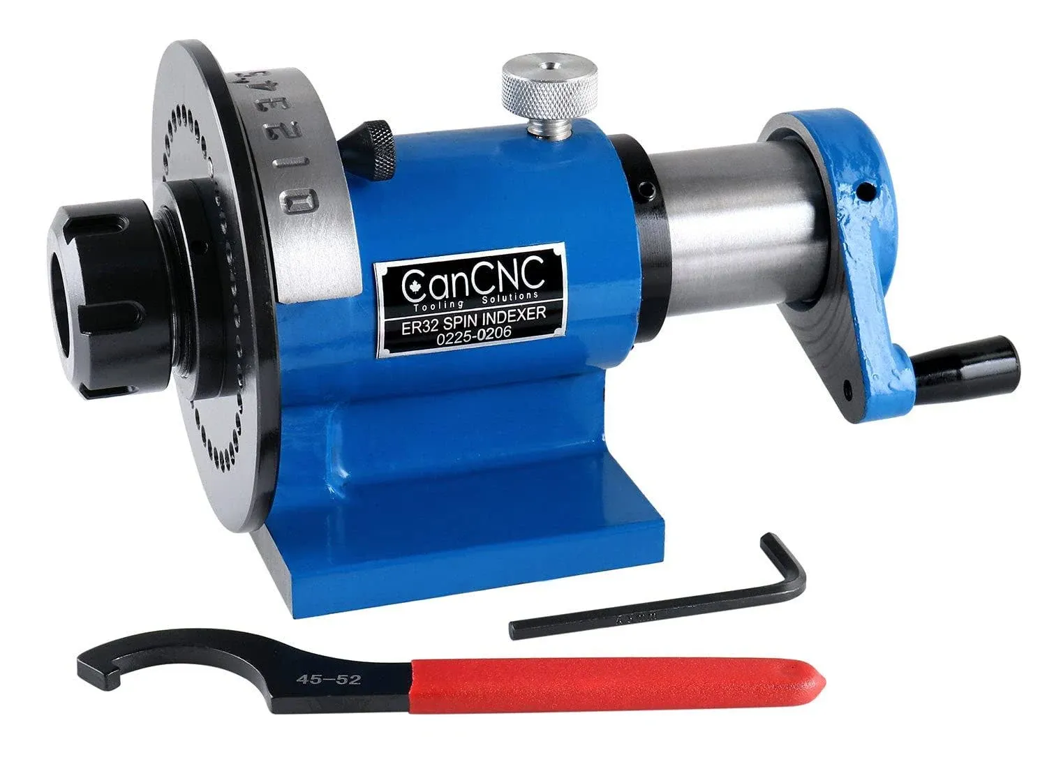 Cancnc Tooling Solutions 0225-0206 ER32 Precision Indexing and Grinding Spin Index, W/A Wrench