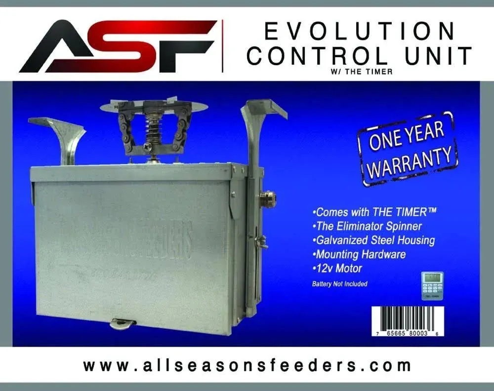 Evolution All Seasons 12V Feeder Deer Feeder Kit w/The Timer - 800036