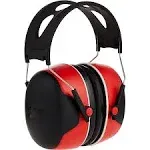 3M Pro-Grade Black/Red NRR 30dB Lightweight &amp; Adjustable Noise-Reducing Earmuffs