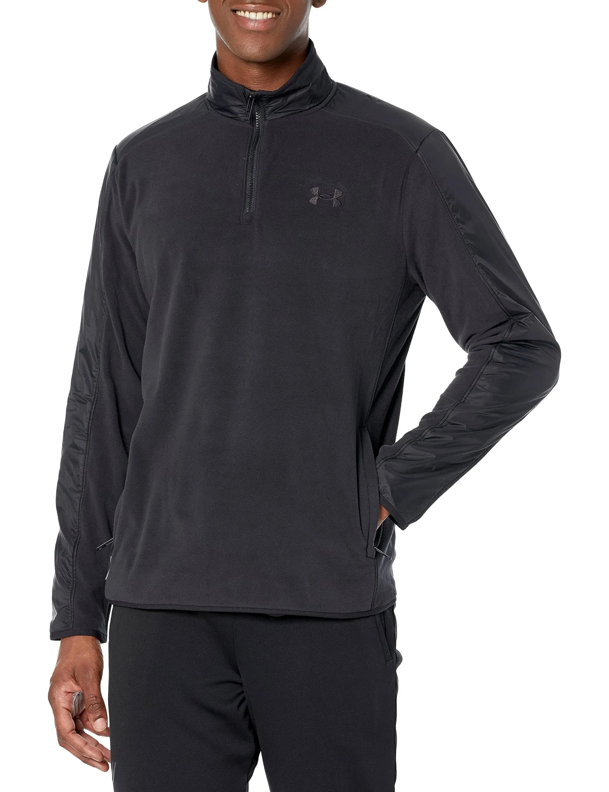 Under Armour Men's Black Polartec Forge 1/4 Zip - Sample