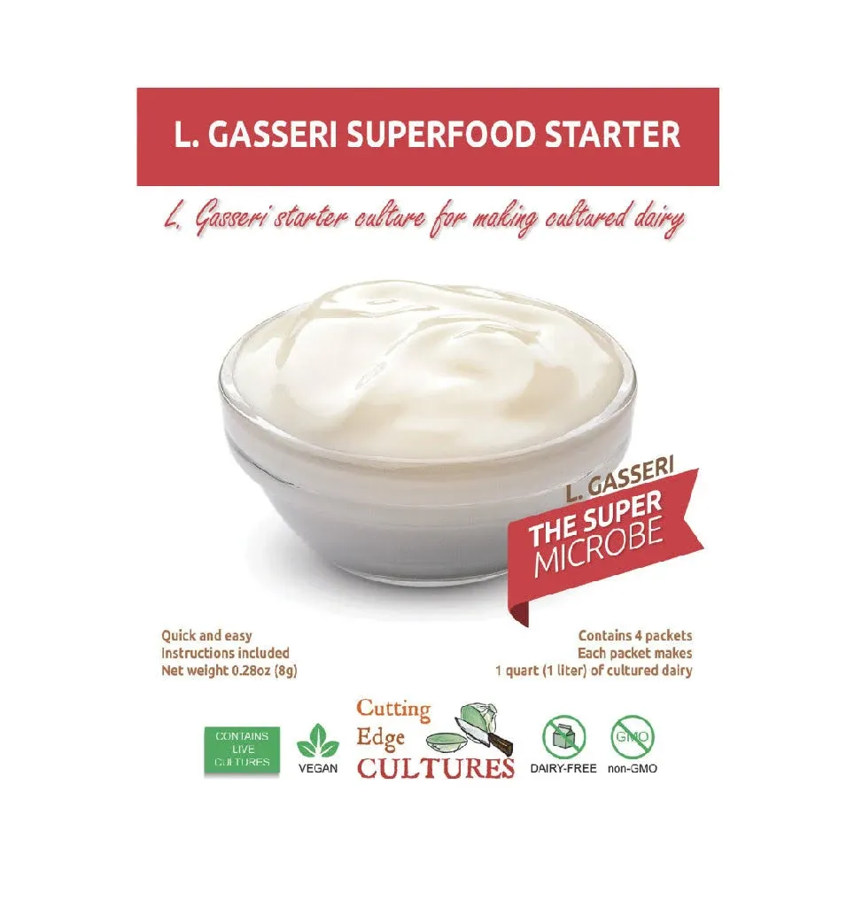 L. Gasseri SuperFood Starter Culture ProBiotic Cultured Dairy Low And Slow