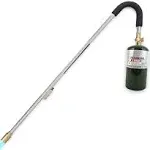 IGNIGHTER Weed Burner Torch – Use with Propane and MAPP Gas – with Built-in Piezo Igniter and Flame Control Valve – 35 Inches Long.