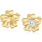 Ross-Simons 14kt Yellow Gold Flower Petal Earring Jackets