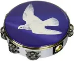 Remo 8&#034; Double Row Tambourine, Dove Graphics