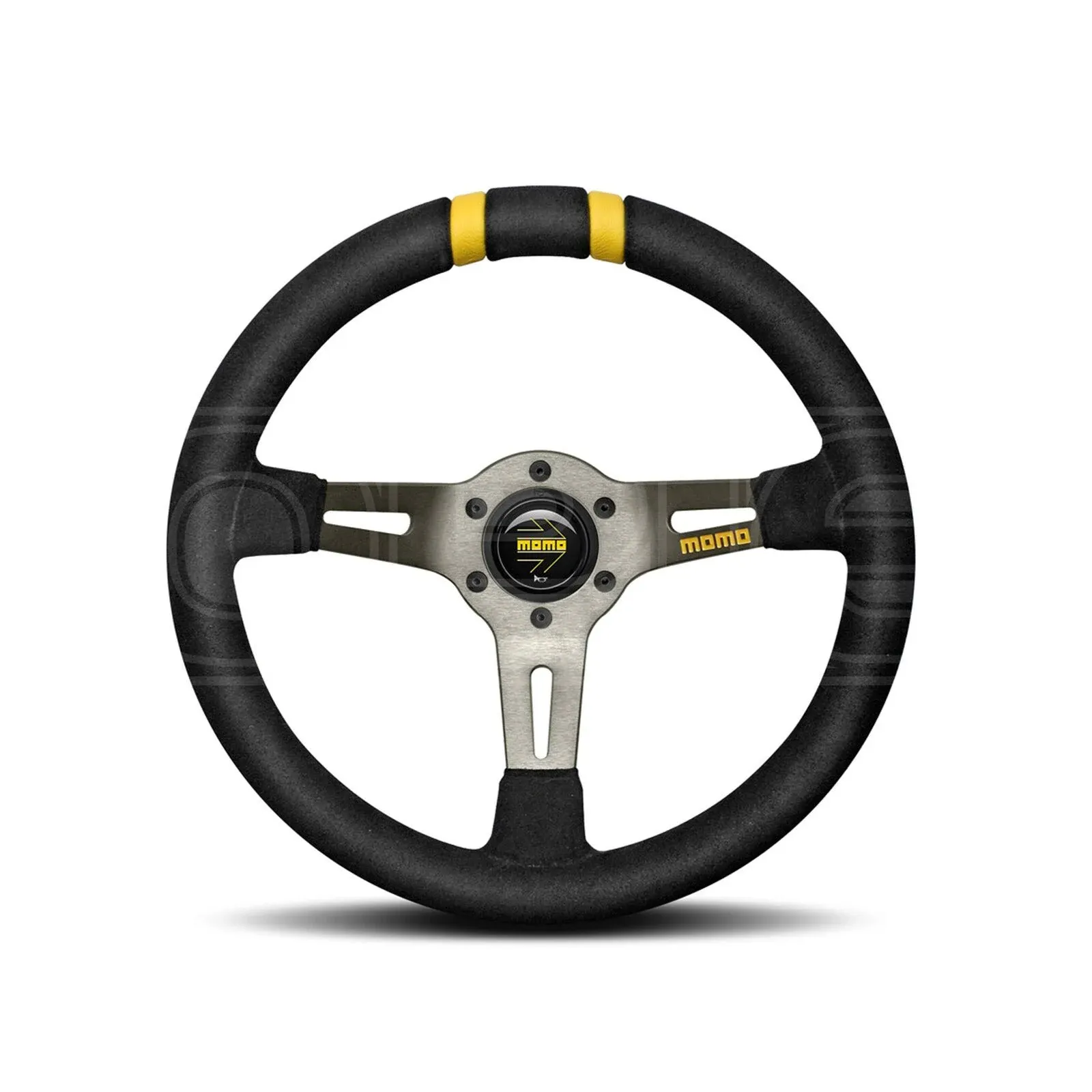 Momo MOD. DRIFT Steering Wheel - 330mm (Black Suede / Black Stitching)