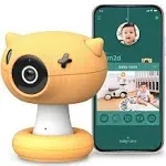 Play Smart Baby Monitor with Camera and Audio WiFi, Works with AI-Linked Soft Toys - Baby Monitor with Smartphone App, FHD Clear Night Vision - Alexa Compatible