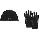 Nike Women&#039;s Therma Hat and Gloves Running Set Reflective Size XS/S Black